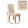 Conjunto Mesa De Jantar Isadora Tampo Mdf 6 Cadeiras Isadora Moderna Veludo Creme Naturale