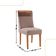 Conjunto Com 2 Cadeiras Mdf Andes Para Sala D/jantar Moderna Linho Capuccino / Tork / Naturale