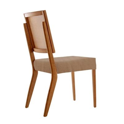 Conjunto Com 2 Cadeiras Aila Moderna Mobília Linho Palha/cinam.imbuia
