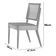 Conjunto Com 2 Cadeiras Aila Moderna Mobília Linho Palha/cinam.imbuia