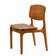 Conjunto Com 2 Cadeiras Malta Gold Moderna Mobília Veludo Bege Cinamomo Imbuia