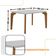 Conjunto Mesa Liz 120cm Com 4 Cadeiras Athenas Moderna Veludo Grafite Off White Imbuia
