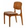 Conjunto Com 2 Cadeiras Malta Gold Moderna Mobília Linho Palha Cinamomo Imbuia