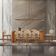 Mesa De Jantar Nala 220cm Madeira Tampo Laminado 8 Cadeira Nala Milano Imbuia Natural