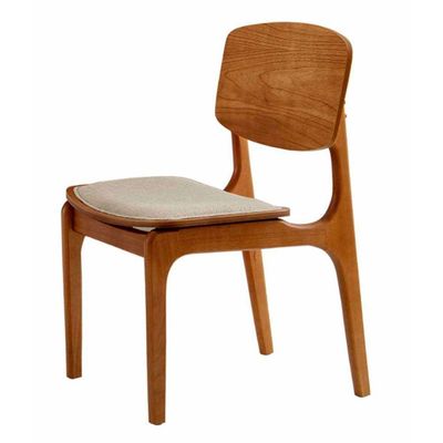 Conjunto Com 2 Cadeiras Malta Gold Moderna Mobília Linho Premium Imbuia Natural