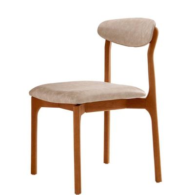 Conjunto Com 2 Cadeiras Noronha Moderna Mobília Milano Cinamomo Imbuia