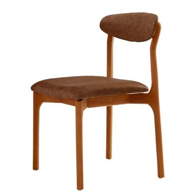 Conjunto Com 2 Cadeiras Noronha Moderna Mobília Prada Cinamomo Imbuia
