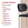 Conjunto Com 2 Cadeiras Metal Marchezine Moderna Mobilia Linho Preto Prata