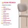 Conjunto Com 2 Cadeiras Metal Marchezine Moderna Mobilia Brisa Prata