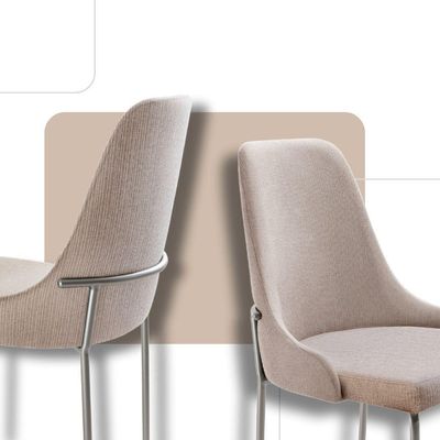 Conjunto Com 2 Cadeiras Metal Vicenza Moderna Mobilia Brisa Prata