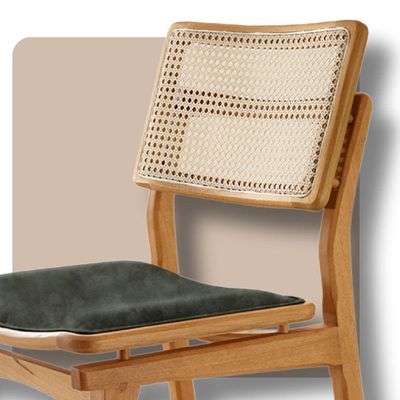 Conjunto Com 2 Banquetas Eva Premium Jade Imbuia Natural