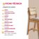 Conjunto Com 2 Banquetas Eva Premium Brisa Imbuia Natural