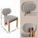 Mesa De Jantar Nala 220cm Madeira Tampo Laminado 8 Cadeira Nala Luna Imbuia Natural