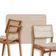 Conjunto Com 2 Cadeiras Madeira Eva Premium Brisa Imbuia Natural