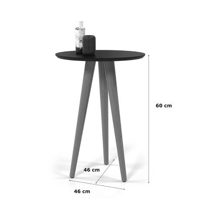 Mesa Lateral 4601 Pés Palito Sala Off White-freijo