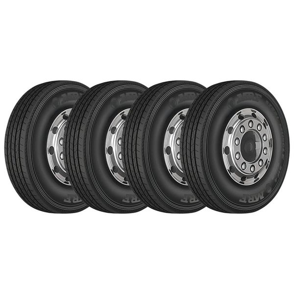 Pneu MRF Alpine S1F4 295/80 R22.5 154/149M 18PR TL M+S Liso Kit4