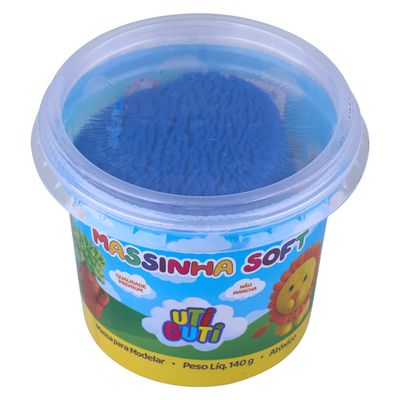 Massa de Modelar Canson Soft Utiguti Base de Amido Azul Escuro 140g