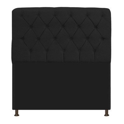 Kit Cabeceira Lady Recamier Félix 140cm Casal Preto
