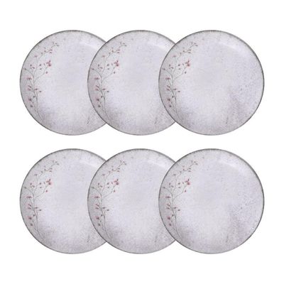 Conjunto 6 Pratos Fundos 21cm Porcelana Floralis Tramontina