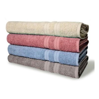 Kit com 4 Toalhas de Banho 430g/m² Grande Grossa 80x150cm Itália Soft Sortido