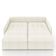 Sofá Cama Retrátil Para Sala de Estar 174cm Una K01 Bouclê Cru - Lyam Decor