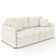 Sofá Cama Retrátil Para Sala de Estar 174cm Una K01 Bouclê Cru - Lyam Decor