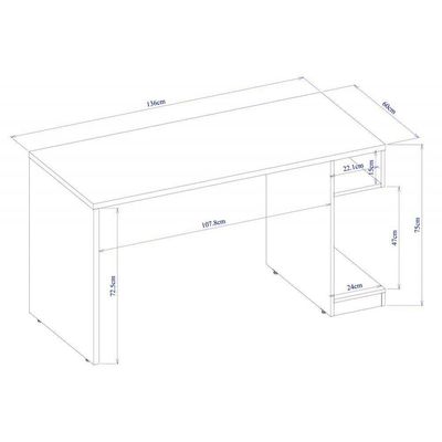 Mesa para Computador Notebook Gamer X Fit Mobel