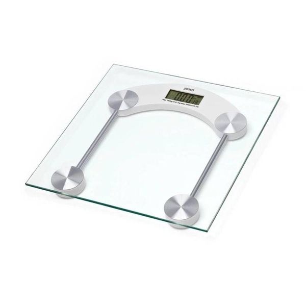 Balança Digital Eletrônica Vidro 180kg Multiuso Display Lcd