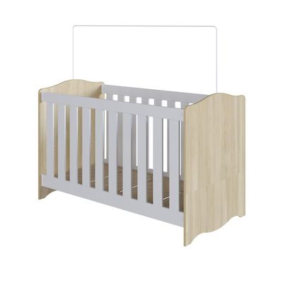 Berço Infantil Cama 3 em 1 Regulagem de Altura Carvalho Araguaia