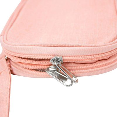 Bolsa Organizadora Cabos Fios Eletrônicos Estojo Case Bag Rosa