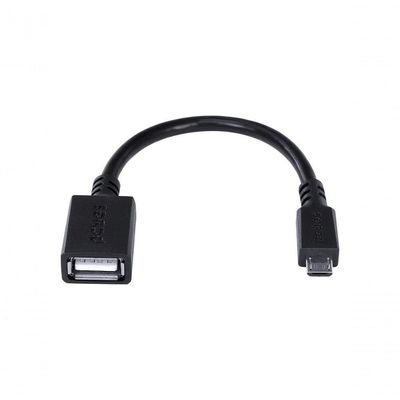 Adaptador Otg Micro Usb Para Usb 2.0 15cm Preto Conexão Com Celulares Smartphones Tablets - Pamup-15
