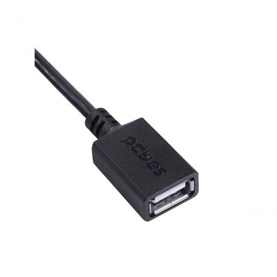Adaptador Otg Micro Usb Para Usb 2.0 15cm Preto Conexão Com Celulares Smartphones Tablets - Pamup-15