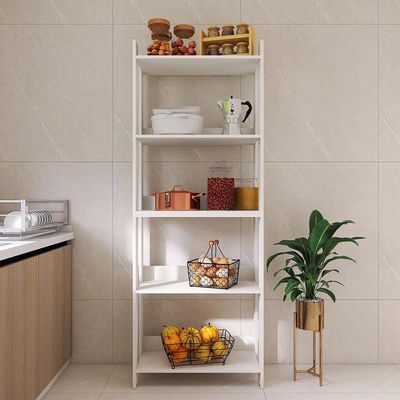 Armario Multiuso Organizador Para Cozinha Com Prateleiras Branco Branco