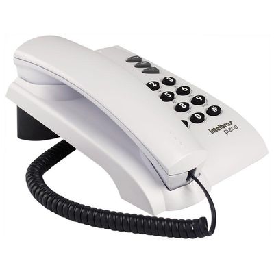 Telefone Com Fio Intelbras Pleno Com Chave Cinza Artico