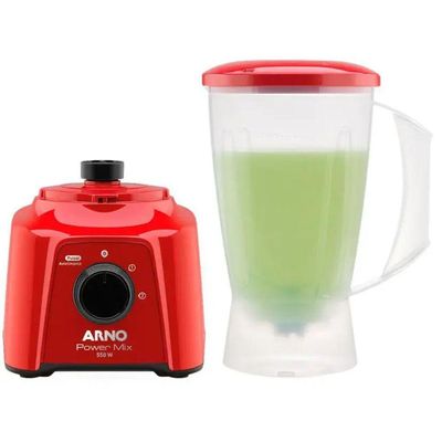Liquidificador Arno Power Mix 550W 2vel - Lq11 Vermelho 110V