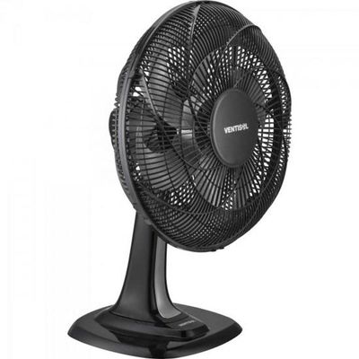 Ventilador De Mesa 40 Cm Com 6 Pas 110V Turbo 6 Preto-cinza Ventisol