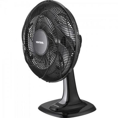 Ventilador De Mesa 40 Cm Com 6 Pas 220V Turbo 6 Preto-cinza Ventisol