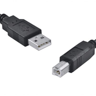 Cabo Usb Para Impressora A Macho X B Macho 2.0 - 5m Uambm-5