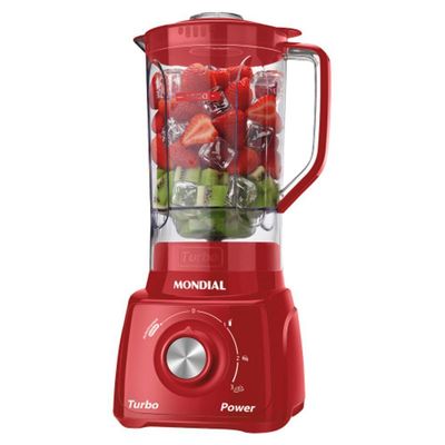 Liquidificador Mondial L99 Turbo Filtro 3v. 500W - 1528-06 Vermelho 220V