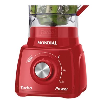 Liquidificador Mondial L99 Turbo Filtro 3v. 500W - 1528-06 Vermelho 220V