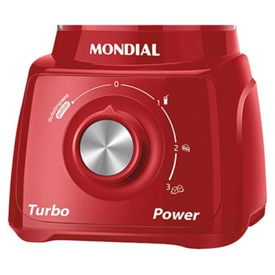 Liquidificador Mondial L99 Turbo Filtro 3v. 500W - 1528-06 Vermelho 220V