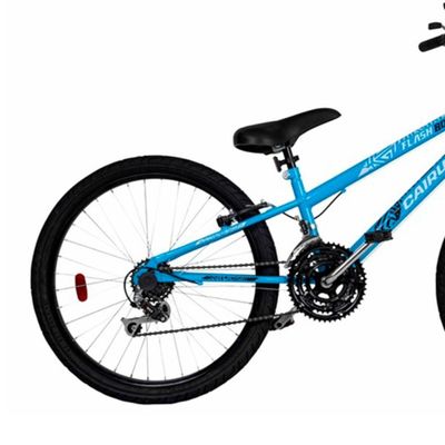 Bicicleta Aro24 21m. Masc Flash Cores Cairu - 311891 Azul Turquesa