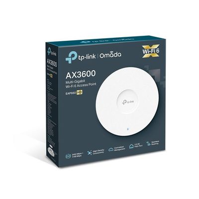 Access Point Wi-fi 6 Montavel Em Teto Dual Band Ax3600 Eap660hd Smb
