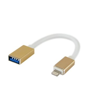Cabo Otg Evus C-078 Lightning X Usb 2.0 15cm