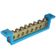 Barramento Neutro 8 Terminais Azul Fixo 89mm - Sbn8 - Steck