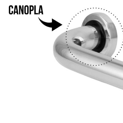 Barra De Apoio Para Banheiro 30cm Em Aço Inox Nbr 9050 - 1392 - Furkin Barra De Apoio 30cm Inox Nbr 9050
