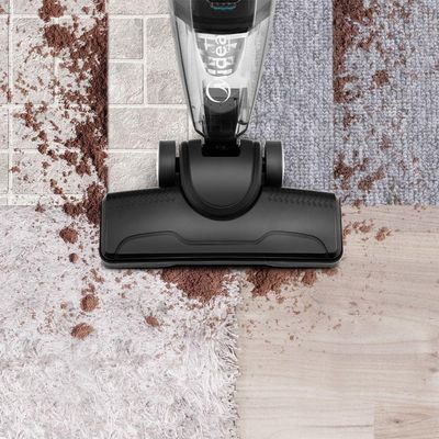 Aspirador De Pó Vertical Midea 2 Em 1 Preto E Azul VVA21P2 220V