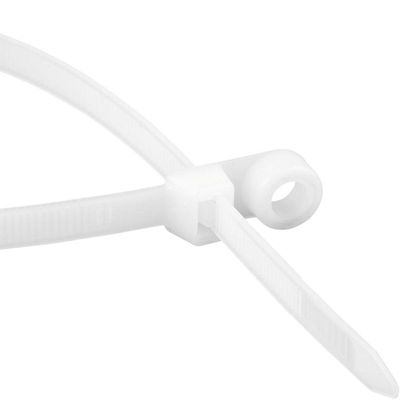 Abraçadeira Nylon Para Parafusos 380 X 7,6 Branca Com 100 Peças Vonder