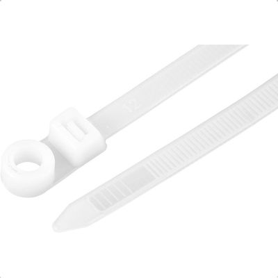 Abraçadeira Nylon Para Parafusos 380 X 7,6 Branca Com 100 Peças Vonder