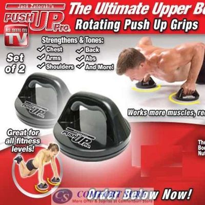 Apoio Para Flexão De Braços Giratório Aparelho Push Up Pro Academia Em Casa Abdômen Tríceps Ombro Profissional